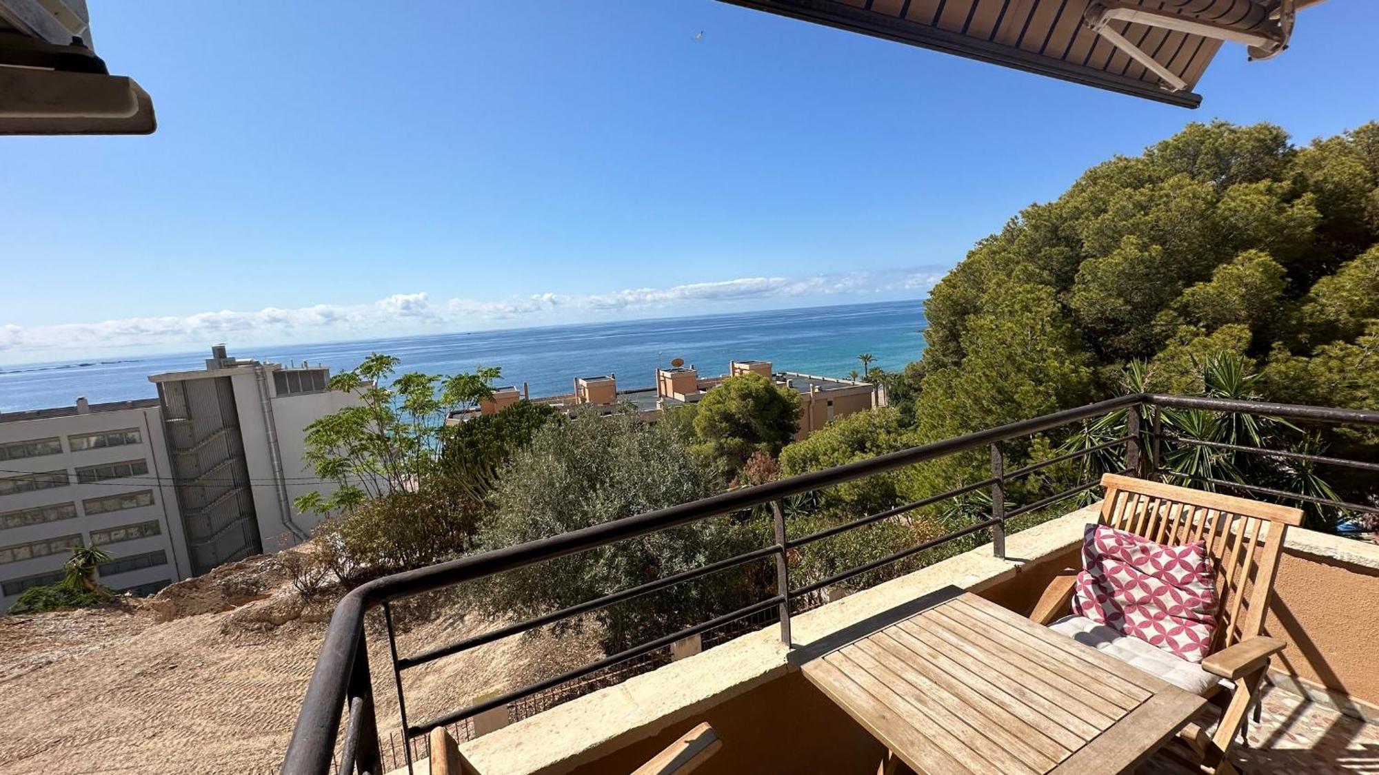 Pv20B, Amplio Apartamento Centrico, 50 Mt De La Playa Y Vistas Al Mar Villajoyosa Exterior photo