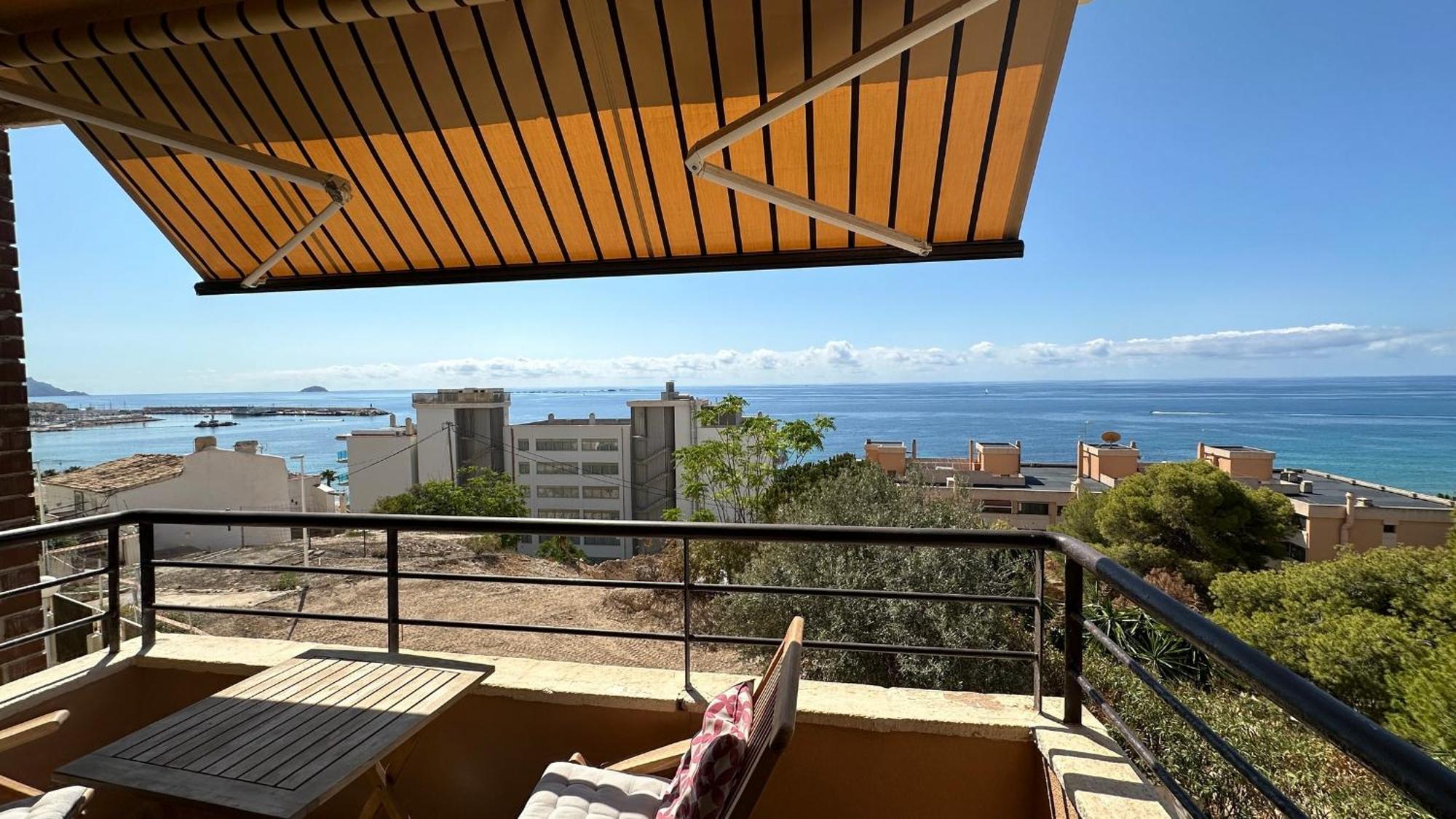 Pv20B, Amplio Apartamento Centrico, 50 Mt De La Playa Y Vistas Al Mar Villajoyosa Exterior photo